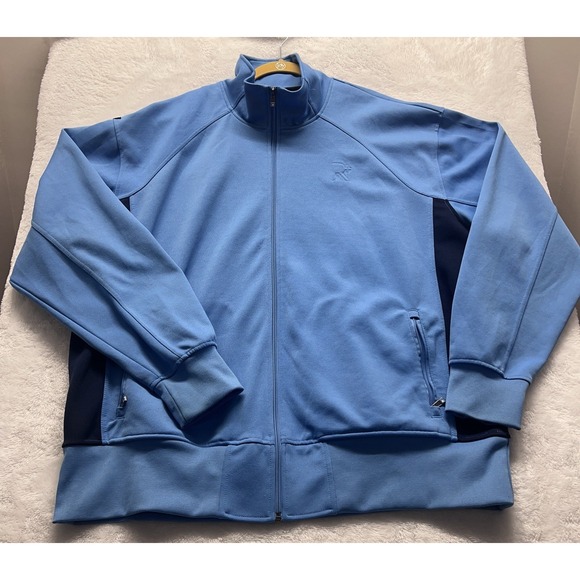 Rocawear Other - Rocawear Zip Up Track Jacket Mens Size 3XL BLUE Y2K Hip Hop Baggy Vintage‎ 90s